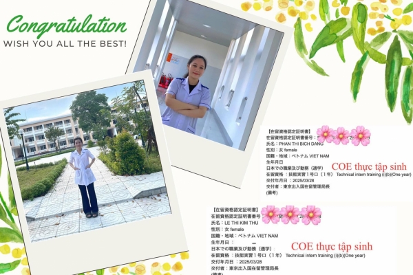 CHÚC MỪNG SINH VIÊN TRƯỜNG CAO ĐẲNG Y TẾ ĐẶNG THÙY TRÂM ĐÃ CÓ COE! 