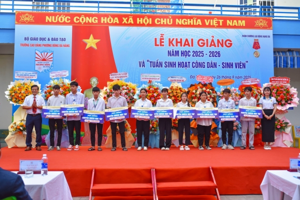 QK GROUP THAM DỰ LỄ KHAI GIẢNG NĂM HỌC MỚI 2025 - 2026, TRƯỜNG CAO ĐẲNG PHƯƠNG ĐÔNG ĐÀ NẴNG