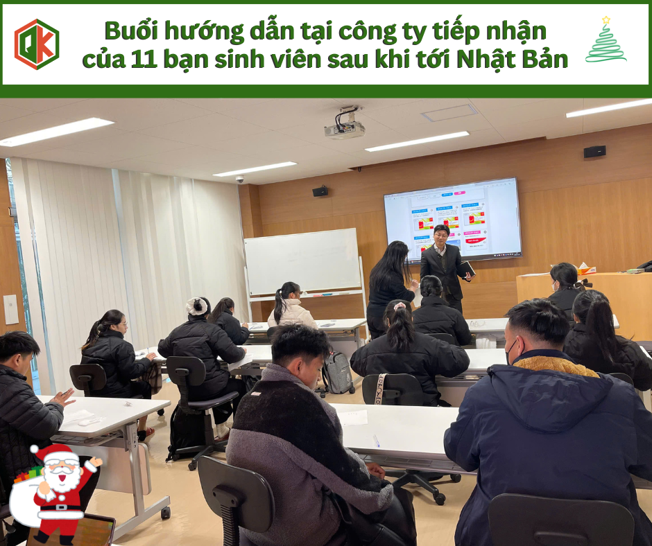 BUỔI HƯỚNG DẪN TẠI CÔNG TY TIẾP NHẬN - NHẬT BẢN
