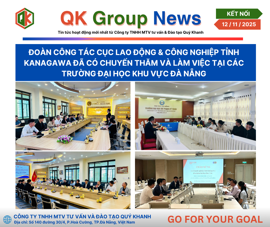 QK GROUP ĐỒNG HÀNH CÙNG ĐOÀN CÔNG TÁC CỤC LAO ĐỘNG & CÔNG NGHIỆP TỈNH KANAGAWA (NHẬT BẢN)
